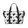 thumbnail image 1 of Travel Duffle Bag Cute Cartoon Cat Black Travel Tote Bags Carry on Luggage Waterproof Weekender Bags with Top Handle Adjustable Shoulde Strap for Travel Gym, 1 of 5