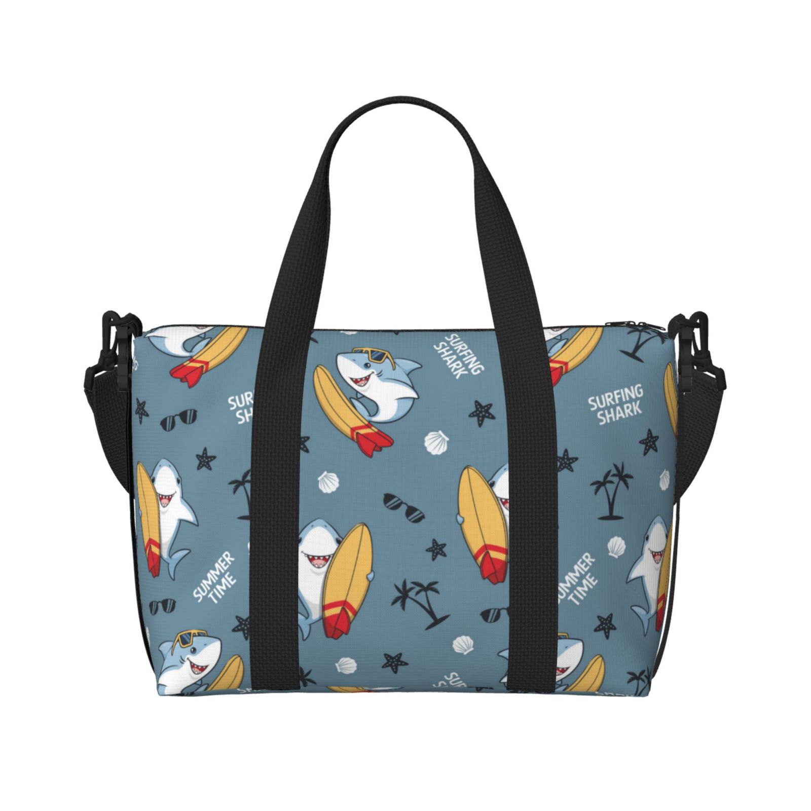 Women's Silver Surfer 60th Birthday Tote Bag - Cotton Shoulder Bag 42x38cm, Reusable & Eco-Friendly - View #2