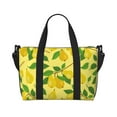 thumbnail image 1 of Travel Duffle Bag Cute Gold Yellow Pear Leaves Travel Tote Bags Carry on Luggage Waterproof Weekender Bags with Top Handle Adjustable Shoulde Strap for Travel Gym, 1 of 5
