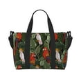 thumbnail image 1 of Travel Duffle Bag Edgy Cute Parrot Plant Travel Tote Bags Carry on Luggage Waterproof Weekender Bags with Top Handle Adjustable Shoulde Strap for Travel Gym, 1 of 5