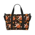 thumbnail image 1 of Travel Duffle Bag Fall Leaf Mushroom Fox Travel Tote Bags Carry on Luggage Waterproof Weekender Bags with Top Handle Adjustable Shoulde Strap for Travel Gym, 1 of 5