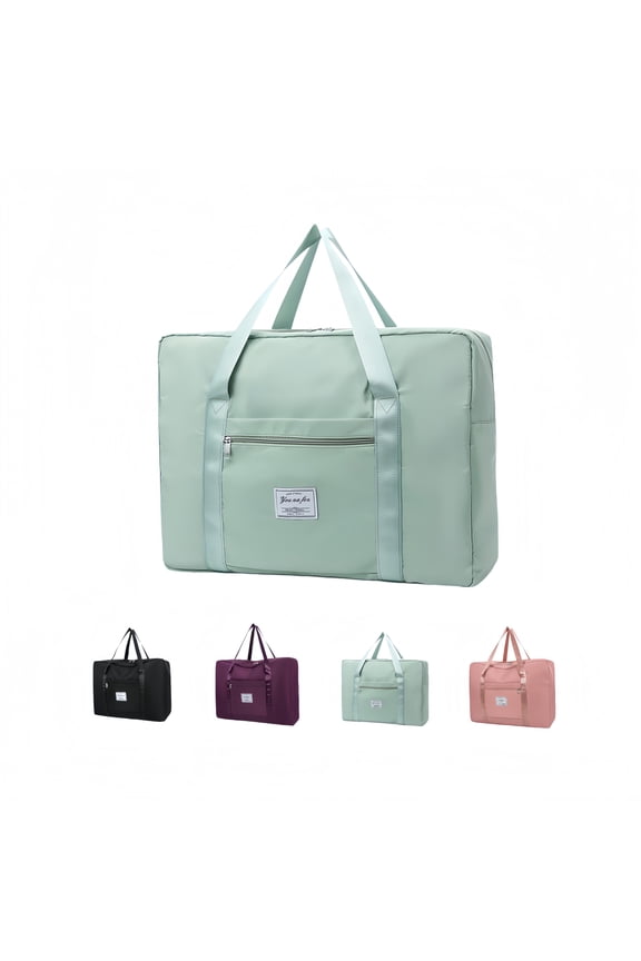 Travel Duffel Bag, Weekender Carry On Tote Bags, Large Packable Travel Bag for Men Women, Duffle Bag for Travel, Sports, Fitness, Workout, Hospital, Green