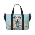 thumbnail image 1 of Travel Duffle Bag Little Dalmatian Puppy Travel Tote Bags Carry on Luggage Waterproof Weekender Bags with Top Handle Adjustable Shoulde Strap for Travel Gym, 1 of 5