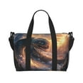 thumbnail image 1 of Travel Duffle Bag Mythical Serpent Mountain Sunrise Travel Tote Bags Carry on Luggage Waterproof Weekender Bags with Top Handle Adjustable Shoulde Strap for Travel Gym, 1 of 5