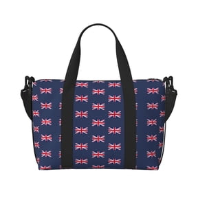 Travel Duffle Bag Uk Flag Union Jack Weekender Overnight Gym Tote Shoulder Bag Workout Duffel Bag For Women Men