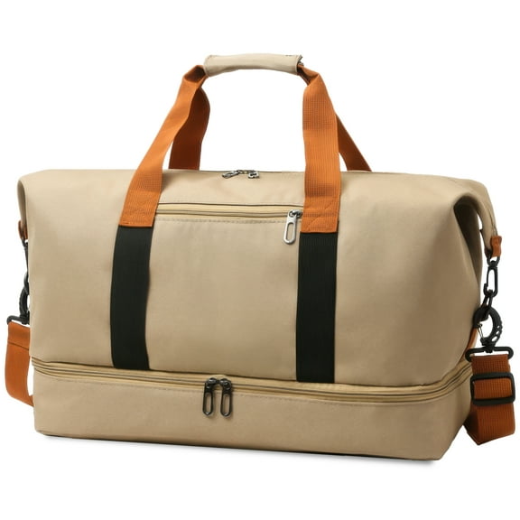 Gynky Travel Duffle Bag Weekender Bag Carry On Tote Bags for Women, Duffel Bag Sport Gym Bag for Men, Hospital Bag for Labor and Delivery, Overnight Bag Luggage Bag with Trolley Sleeve