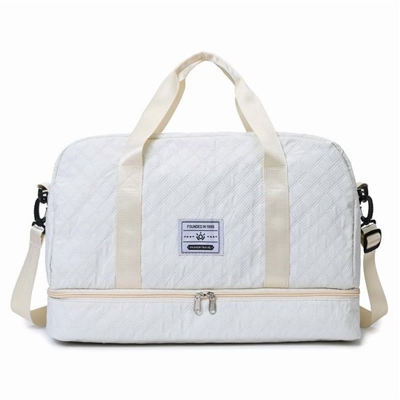Travel Duffle Bag,Weekender Bags for Women with Shoe Compartment,Carry on Overnight Bag ,Gym Duffel Bag, Hospital Bags for Labor and Delivery Organizer Luggage Durable