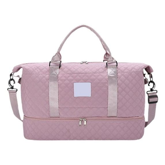 Travel Duffle Bag, Weekender Bags for Women Toiletry Bags Large Capacity Tote Bag for School Travel Office Gym (Purple)