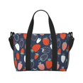 thumbnail image 1 of Travel Duffle Bag cartoon strawberry Travel Tote Bags Carry on Luggage Waterproof Weekender Bags with Top Handle Adjustable Shoulde Strap for Travel Gym, 1 of 5