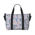 thumbnail image 1 of Travel Duffle Bag colorful abstractly striped Travel Tote Bags Carry on Luggage Waterproof Weekender Bags with Top Handle Adjustable Shoulde Strap for Travel Gym, 1 of 5