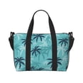thumbnail image 1 of Travel Duffle Bag Palm tree_AL Travel Tote Bags Carry on Luggage Waterproof Weekender Bags with Top Handle Adjustable Shoulde Strap for Travel Gym, 1 of 5