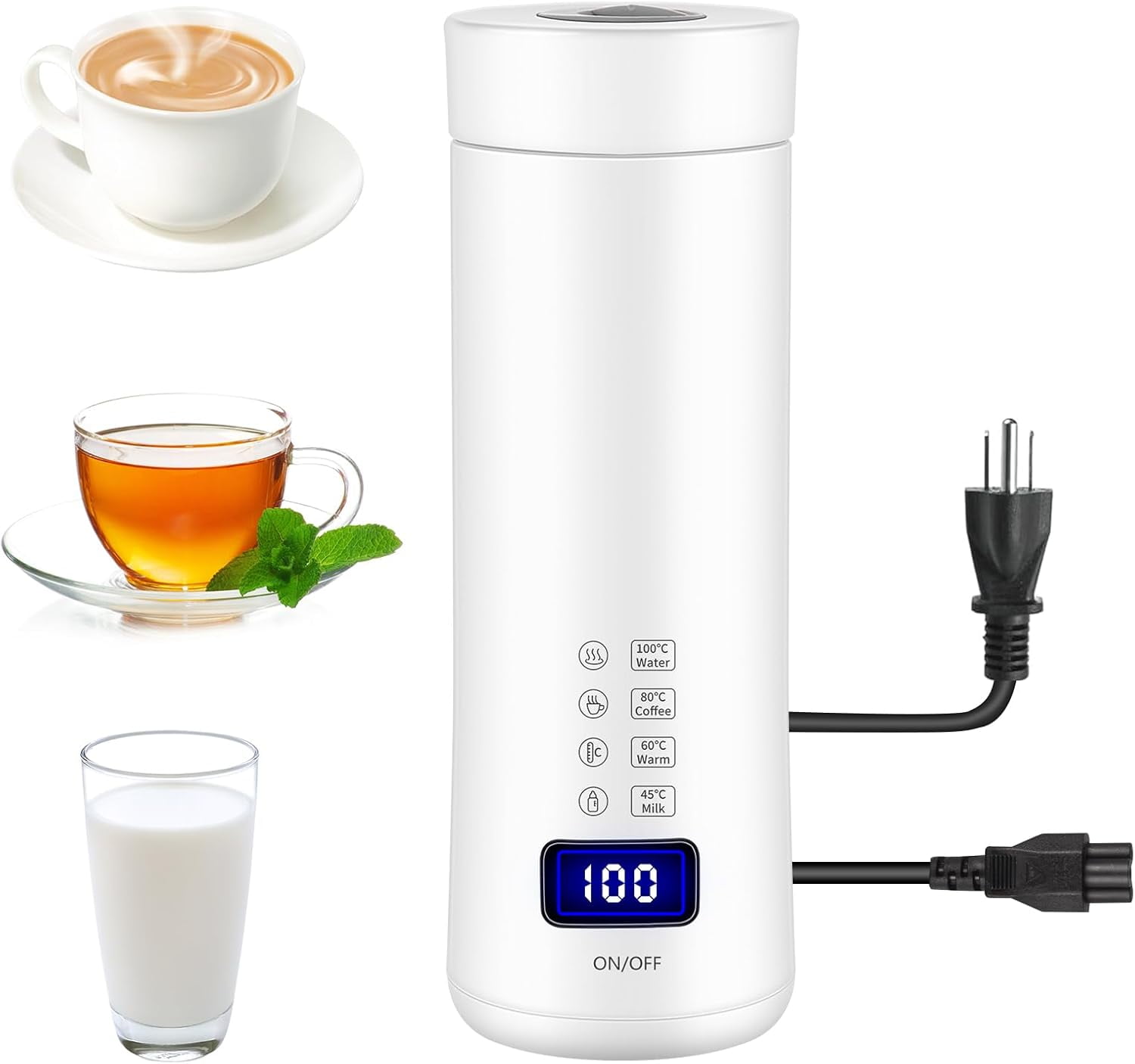 Travel Electric Kettle Travel Portable Small Tea Coffee Hot Water