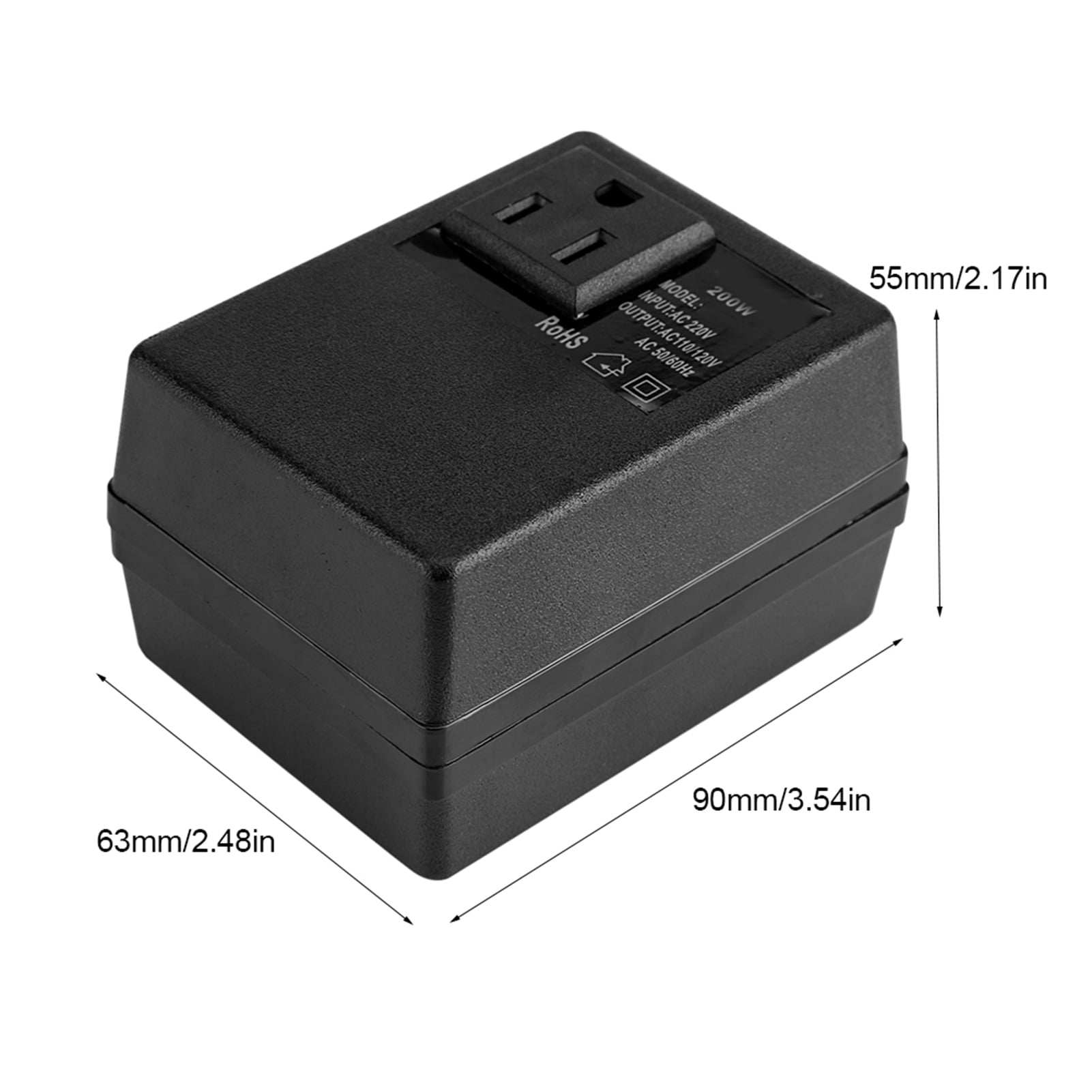 Travel Electronic International Voltage Converter Transformer 220V to