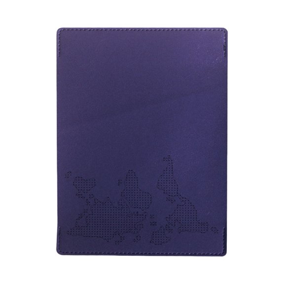 Travel Essential Passports Holder Passports Case With Embroidery Map Design And Protective PU Leather Construction