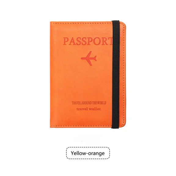 Travel Essential - RFID Blocking Passport Holder with Multi-Function Slots