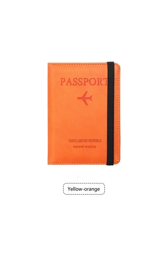 Travel Essential - RFID Blocking Passport Holder with Multi-Function Slots