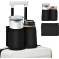 Travel Essentials Luggage Cup Holder for Suitcases Free Hands, Travel