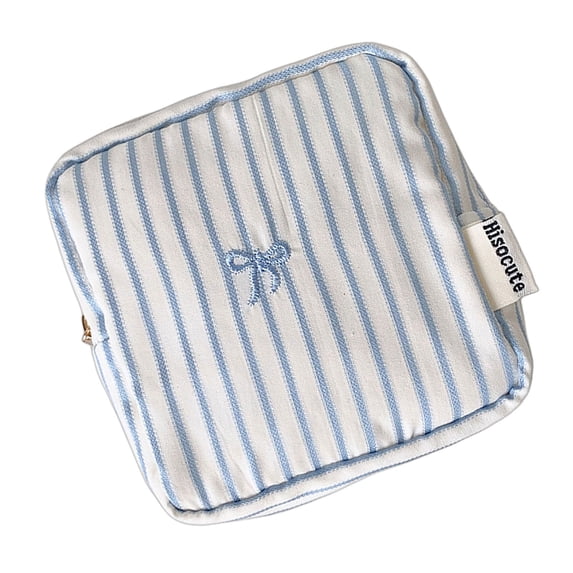 Skhape Travel Essentials Pouch with Compact Square Shape, Fabric Zip for ...