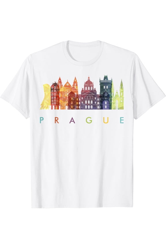 Travel Europe Czech Republic Prague Family Vacation Souvenir T-Shirt
