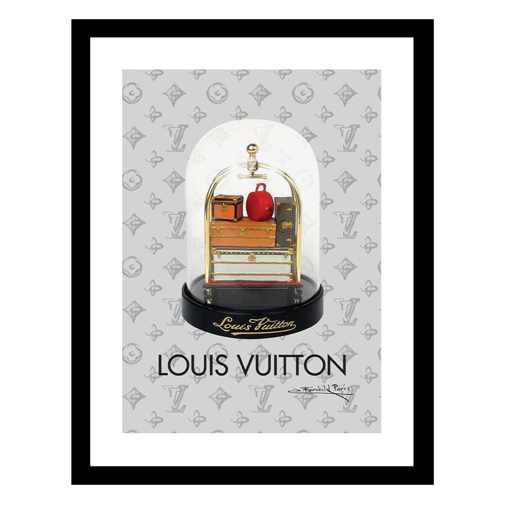 Travel Fashion Designer Snow Globe - Framed Print