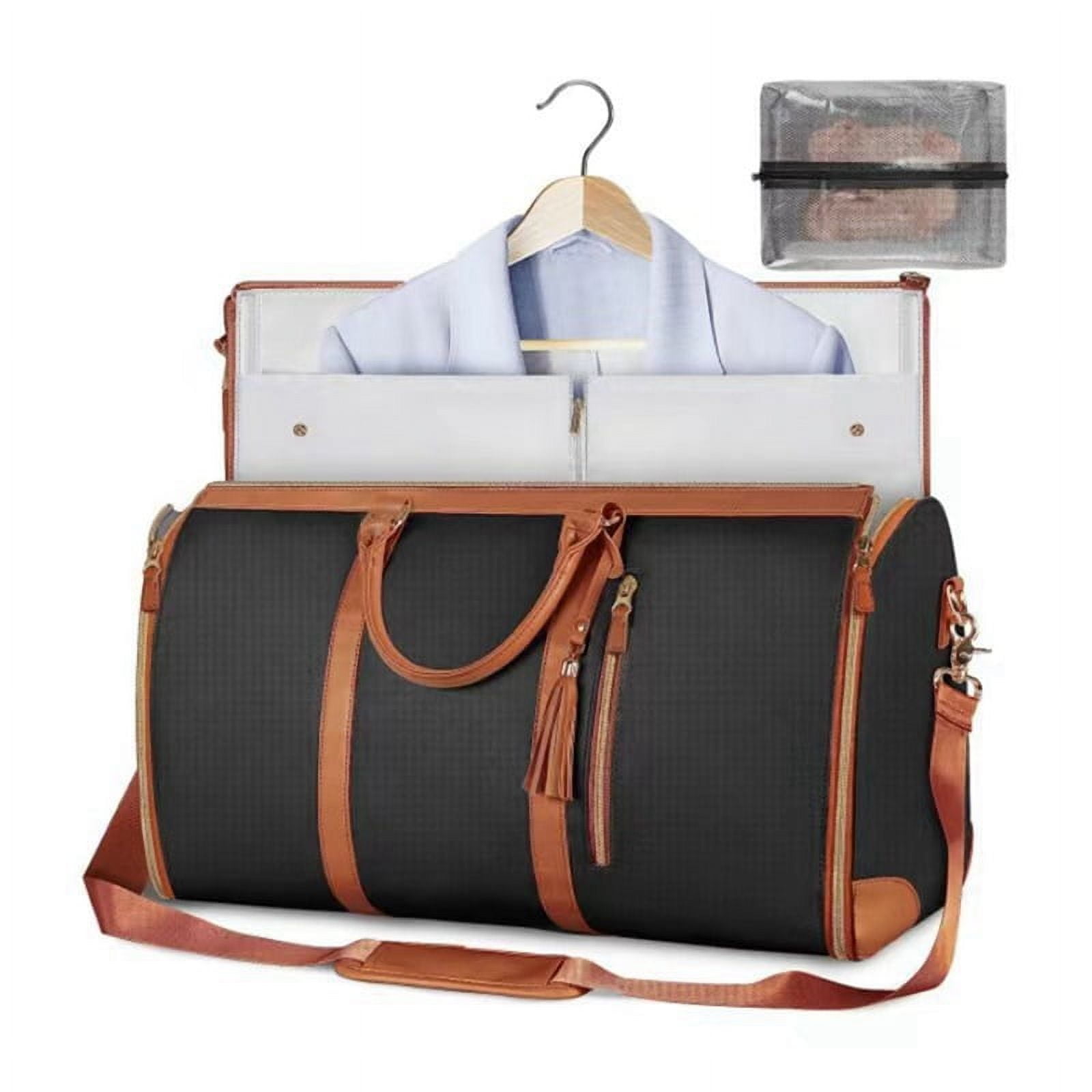 Travel Foldable Clothing Bag Multi-Function Garment Bag Travel Bag Garment Bag for Carry on Garment Bag,Black