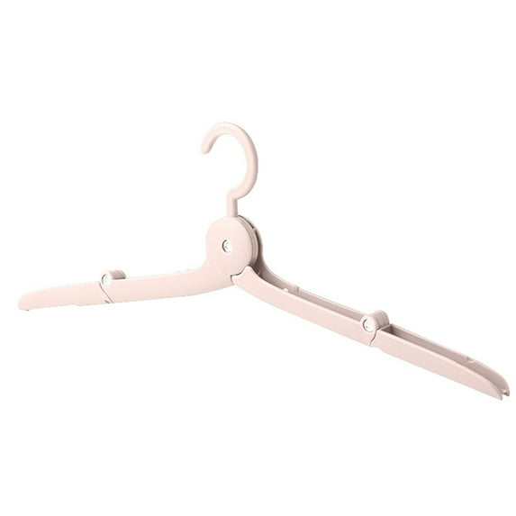 Travel Folding Clothes Hanger - PP+Aluminum, Lightweight (38g) - 40cm Wide, Anti- - Foldable (14x7x1.5cm), Multi-Purpose, Holds 2.5kg