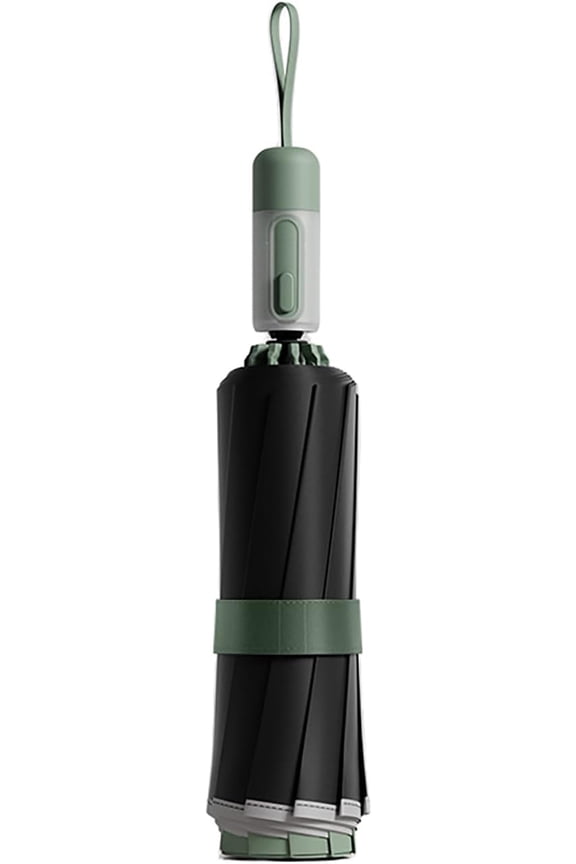 Travel Folding Inverted Umbrella, Compact Reverse With Reflective Stripe,Auto Open/Close, UPF 50+ UV Protection, Large Canopy, 10 Ribs,Rain & Sun,Suitable for Men, Women,Backpack/