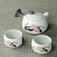 thumbnail image 1 of Travel For Office Home Travel Teaware Gift For Friend Chinese Kung Fu Portable Ceramic Tea Set With Tea Pot Tea Cups, 1 of 6