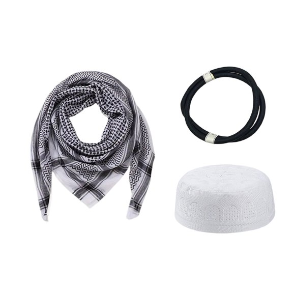 Travel Friendly Arabic Headwear Set Compact Foldable Design Ideal For Hiking Camping