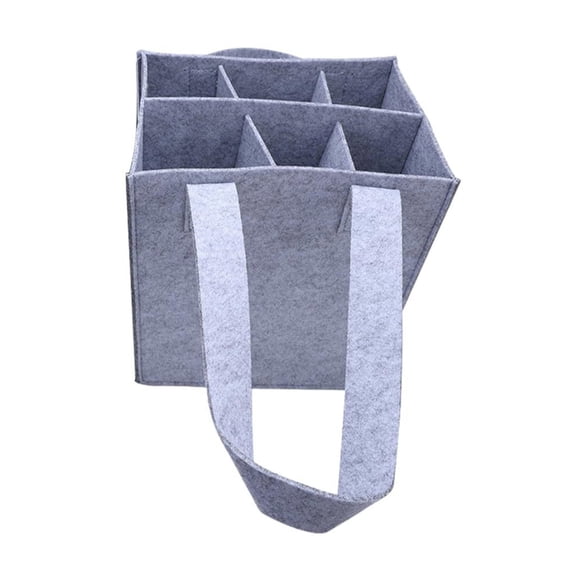 Travel Friendly Felt Wine Bag Enhances Protections Bottle Wine Carriers for Wine Bottles During Transit Party Wines Bag