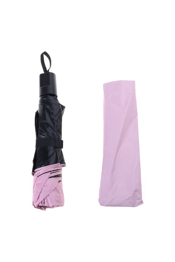 Travel Friendly Folding Umbrellas Sun Protections, Windproofs Water Repellents with Layer