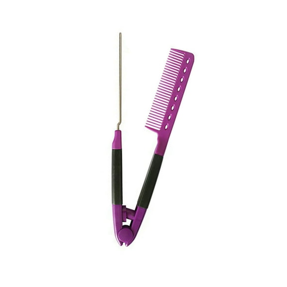 Travel Friendly Hair Styling Straightening Comb Home Hair Straightening Brush Comb Quick Styling Parting Comb for Women