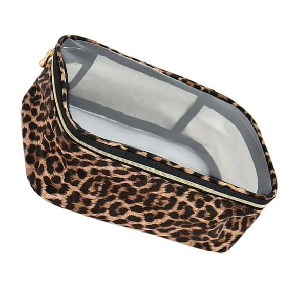 Travel Friendly Makeup Brush Holder Toiletries Bag with Ample Space Cosmetic Bag for Professional Makeup Artists