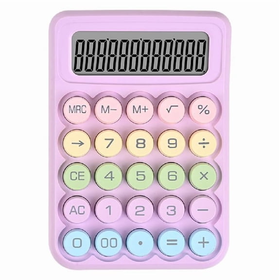 Travel Friendly Mechanical Keypad Calculator Easy Keystrokes Calculator
