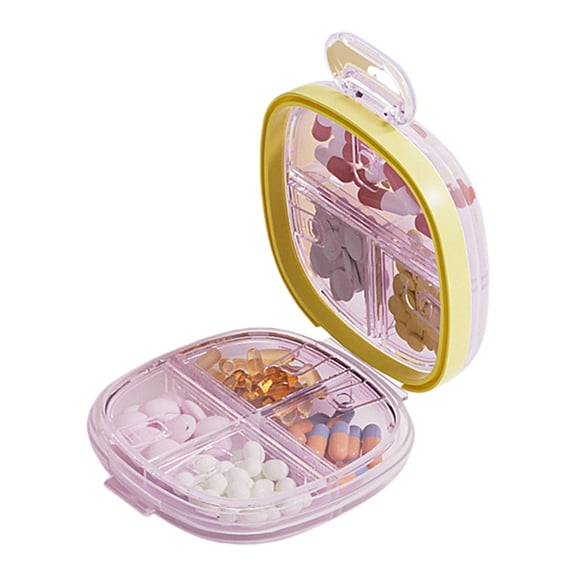 Travel Friendly Organiser 7 Day Compartmentalized Design Pills Box For Elderly And Chronic Patients