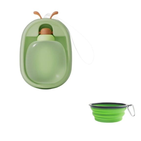 Travel-Friendly Pet Drinking Cup with Folding Bowl for Dogs and Puppies