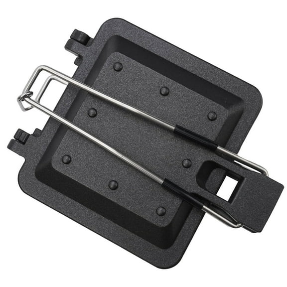 Travel Friendly Sandwich Toaster with Nonstick Coating Easy Cleaning Sandwich Making Moulds for Effortless Cleaning