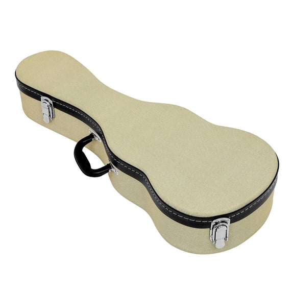 Travel Friendly Ukulele Case with Robust Construction and Metal Texture Suitable for Performers and Learner
