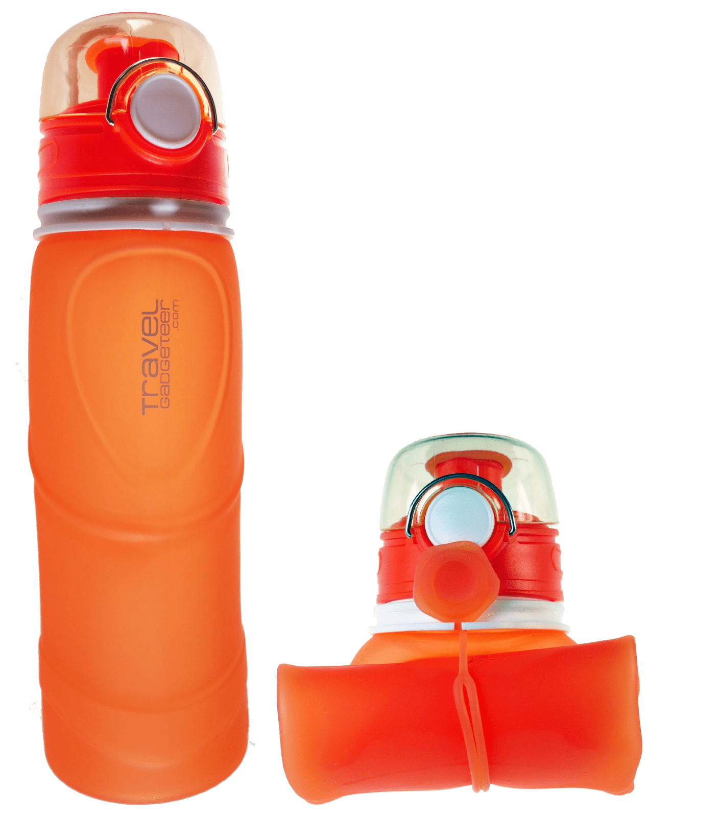 Travel Gadgeteer COLLAPSIBLE Water Bottle 750ml + LEAK PROOF VALVE