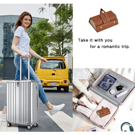 Travel Glasses Case, Premium Sunglasses Travel Case for Multiple Pairs, Sunglass Travel Organizer with 3 Slots，Portable Multiple Eyeglass Travel Case, Sunglass Case Travel for Women, Men, Brown