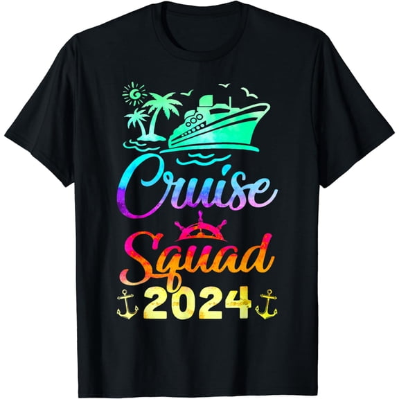 Travel Group T-Shirt Cruise Squad 2024 Summer Vacation Family Friend