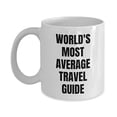 thumbnail image 1 of Travel Guide Mug - Coffee Cup - World's Most Average Travel Guide- Travel Guide Gifts, 1 of 1