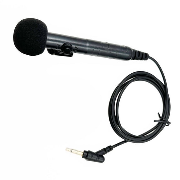 Travel Guide Neck Microphone Handheld With 3.5mm Plug and Power Button 1m Cable For Amplifiers Corded Mic