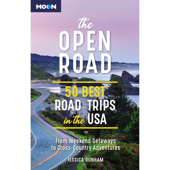Travel Guide The Open Road: 50 Best Road Trips in the USA, (Paperback)