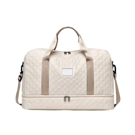 Travel Gym Bag Large Capacity, with Dry Wet Separate Compartments, Adjustable Shoulder Strap, Premium Nylon Fabric, Suitable for Travel, Gym, Business Trip, Size 19.69x11.81x9.84In