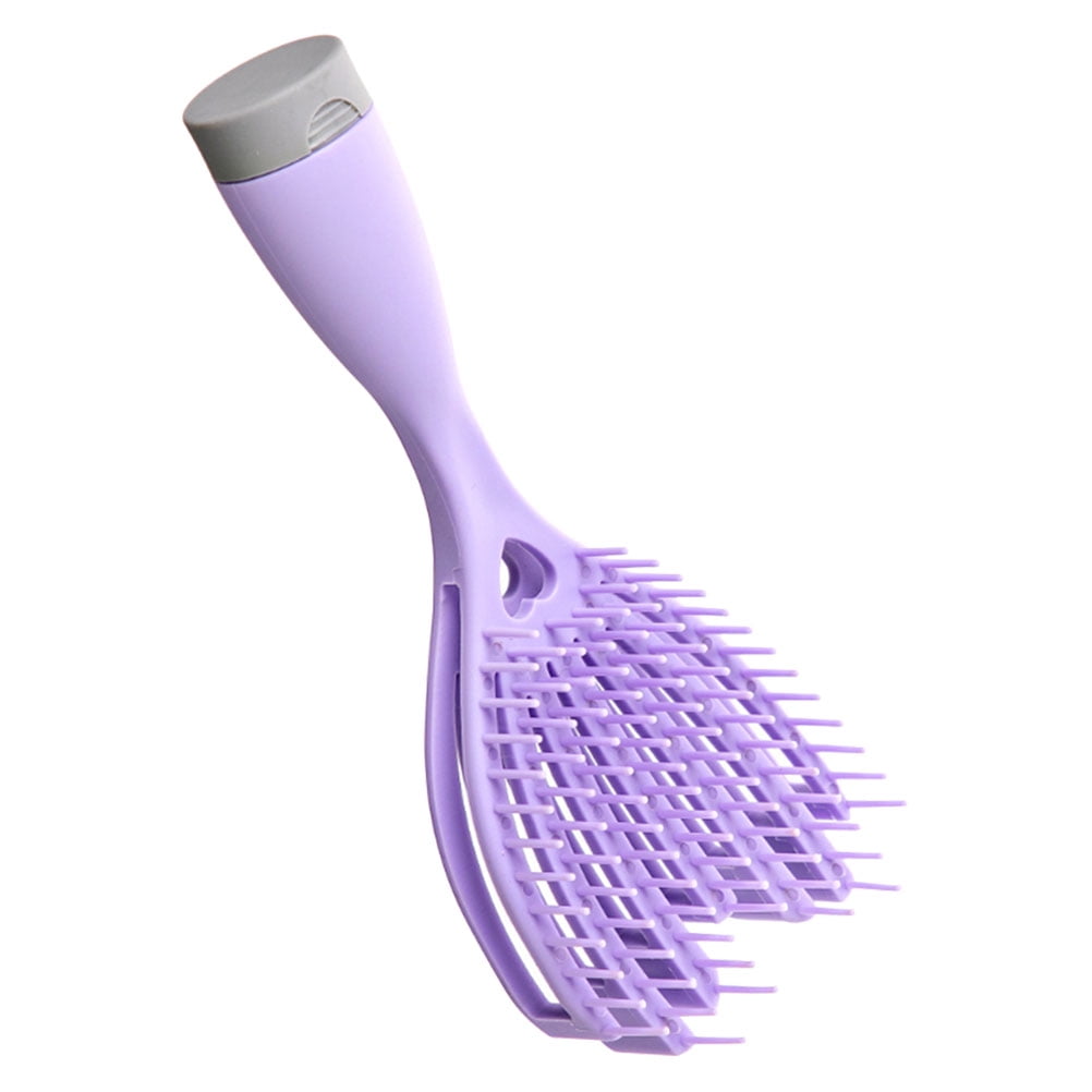 Travel Hair Brush Detangling Comb for Curly Dual Purpose Hollow Mini