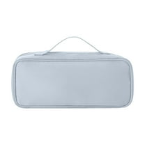 Travel Hair Dryer Storage Bag | Portable Protective Sleeve for Curling Irons & Straighteners | 32x14x6cm Nylon Organizer | Pink/White/Gray/Blue Options | Compact Electric Tools Case