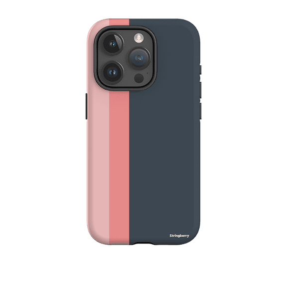 Travel Hamburg Chroma Stripe Phone Case for iPhone 11 12 13 14 15 16 Pro Max