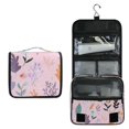 thumbnail image 1 of Travel Hanging Toiletry Bag Home Cosmetic Organizer Makeup Bag Spring Flowers, 1 of 8