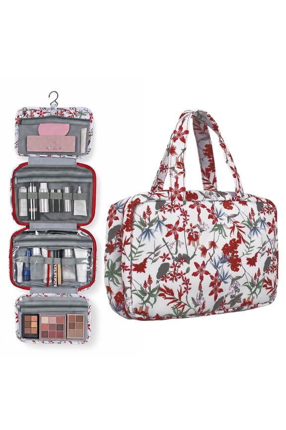 Travel Hanging Toiletry Bag, Leak Proof And Easy To Clean, Multi Compartment Smart Storage Layout, for Travel Size Toiletries